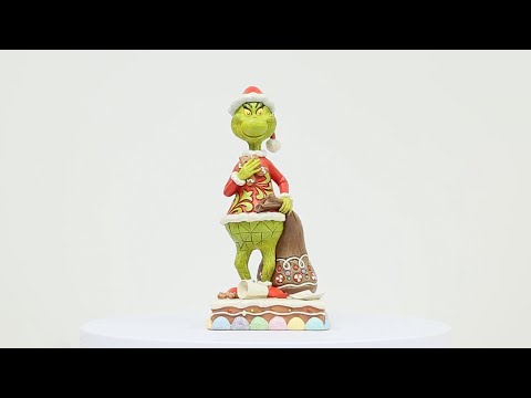 The Grinch Eating Cookies Figurine - The Grinch by Jim Shore