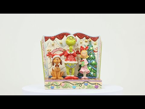 The Grinch with Cindy-Lou and Max Storybook - The Grinch by Jim Shore