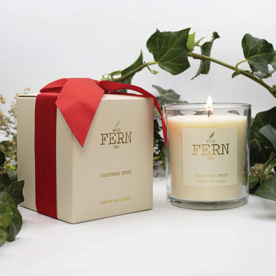 Wild Fern Christmas Candle By Fern Dublin - Enesco Gift Shop