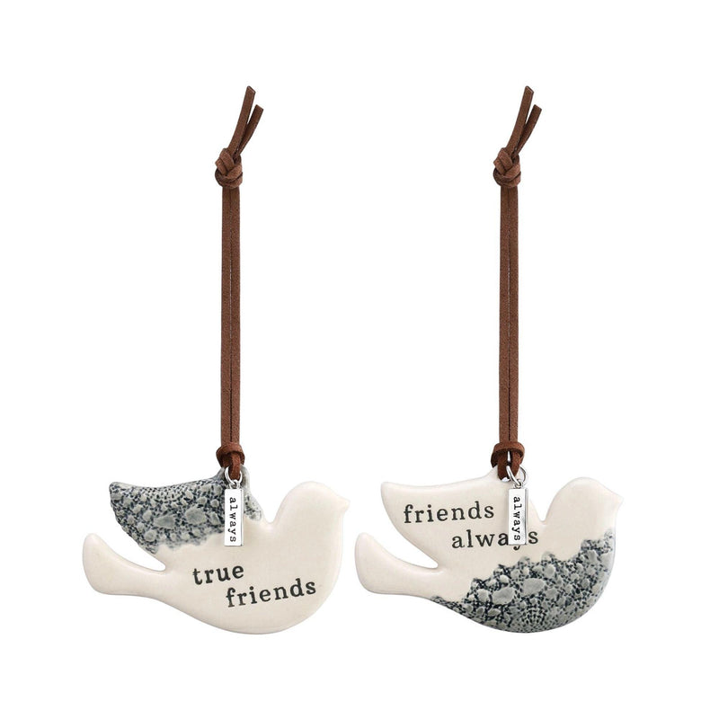 Friends One to Keep, One to Share Ornament Set by Demdaco - Enesco Gift Shop