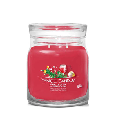Holiday Cheer Signature Medium Jar by Yankee Candle - Enesco Gift Shop