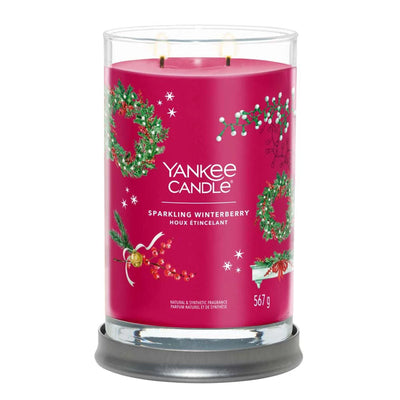 Sparkling Winterberry Signature Large Tumbler by Yankee Candle - Enesco Gift Shop