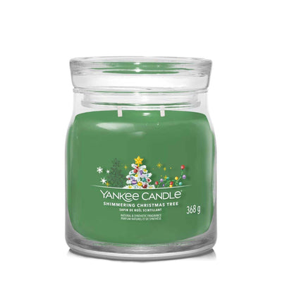 Shimmering Christmas Tree Signature Medium Jar by Yankee Candle - Enesco Gift Shop