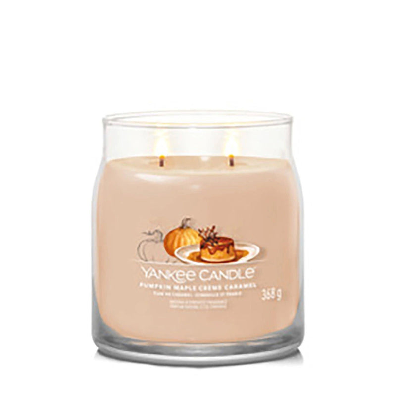 Pumpkin Maple Creme Caramel Signature Medium Jar by Yankee Candle - Enesco Gift Shop
