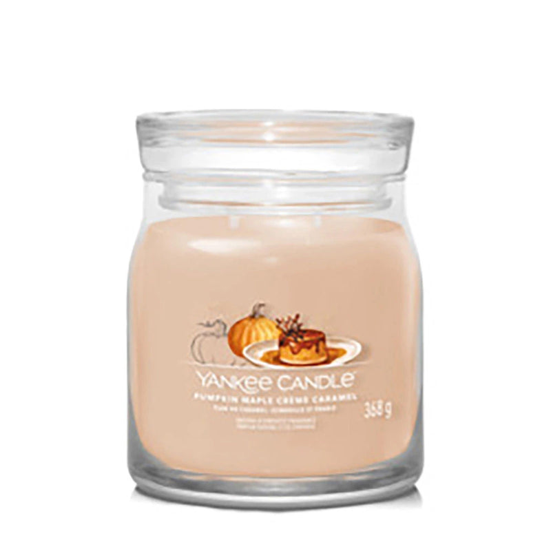 Pumpkin Maple Creme Caramel Signature Medium Jar by Yankee Candle - Enesco Gift Shop