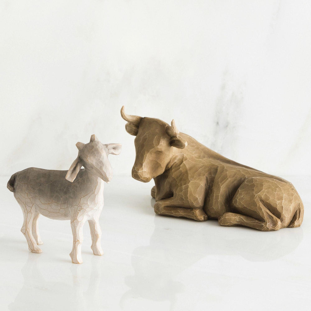 Ox and Goat Figurines by Willow Tree - Enesco Gift Shop