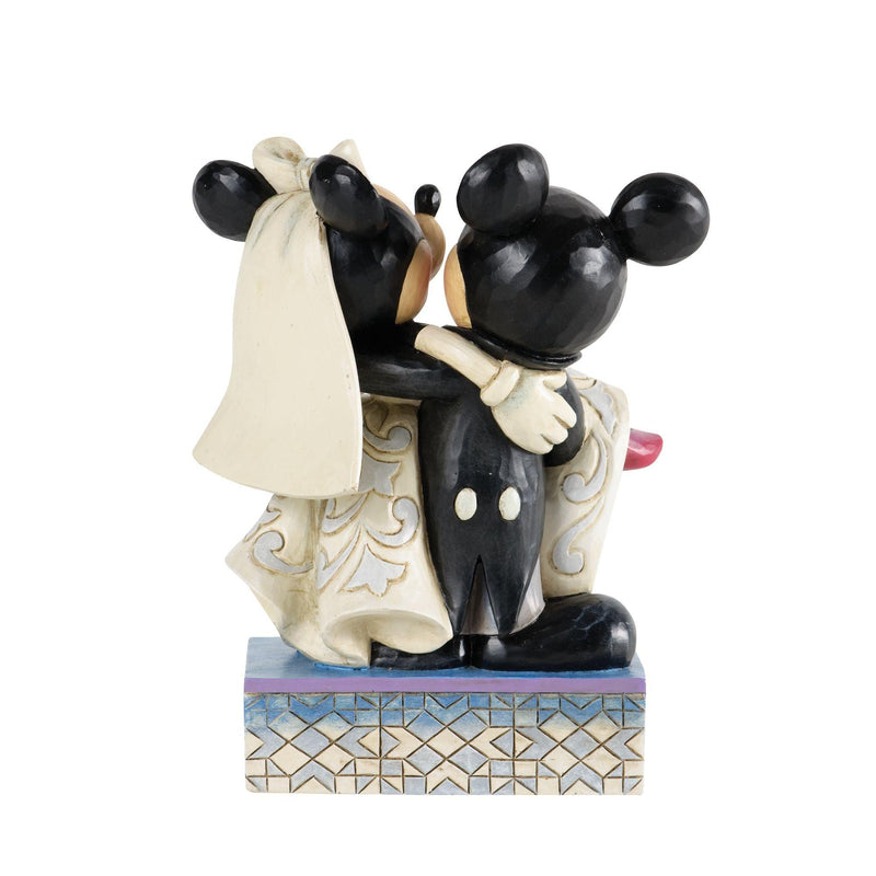 Congratulations - Mickey & Minnie Mouse Figurine - Disney Traditions by Jim Shore - Enesco Gift Shop