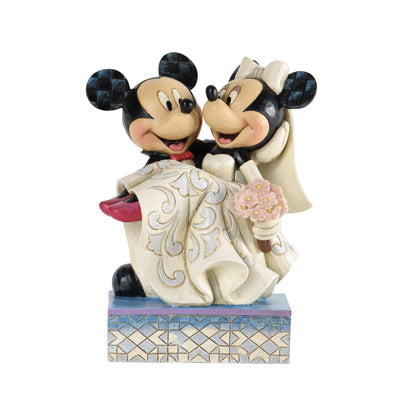 Congratulations - Mickey & Minnie Mouse Figurine - Disney Traditions by Jim Shore - Enesco Gift Shop