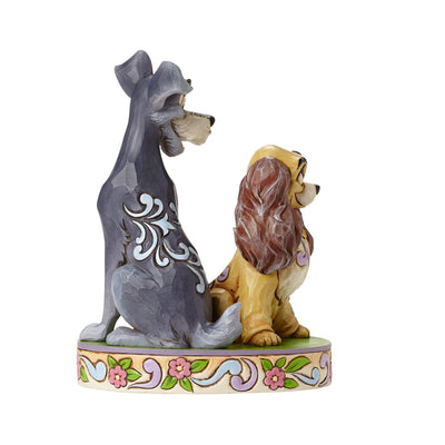 Opposites Attract - Lady and The Tramp 60th Anniversary Figurine - Disney Traditions by Jim Shore - Enesco Gift Shop