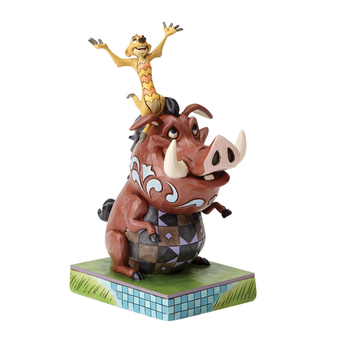 Carefree Cohorts - Timon and Pumbaa Figurine - Disney Traditions by Jim Shore - Enesco Gift Shop