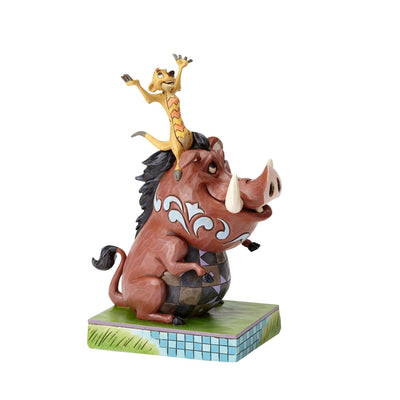 Carefree Cohorts - Timon and Pumbaa Figurine - Disney Traditions by Jim Shore - Enesco Gift Shop