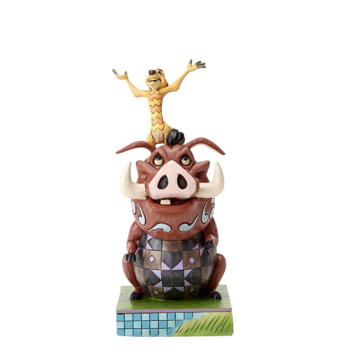 Carefree Cohorts - Timon and Pumbaa Figurine - Disney Traditions by Jim Shore - Enesco Gift Shop