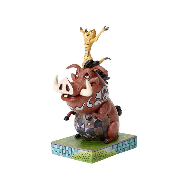 Carefree Cohorts - Timon and Pumbaa Figurine - Disney Traditions by Jim Shore - Enesco Gift Shop