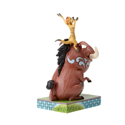 Carefree Cohorts - Timon and Pumbaa Figurine - Disney Traditions by Jim Shore - Enesco Gift Shop