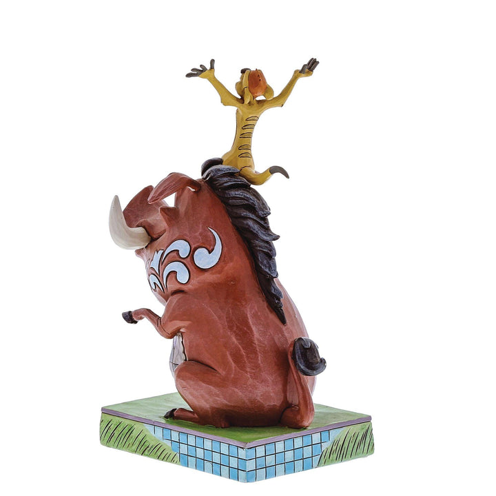 Carefree Cohorts - Timon and Pumbaa Figurine - Disney Traditions by Jim Shore - Enesco Gift Shop