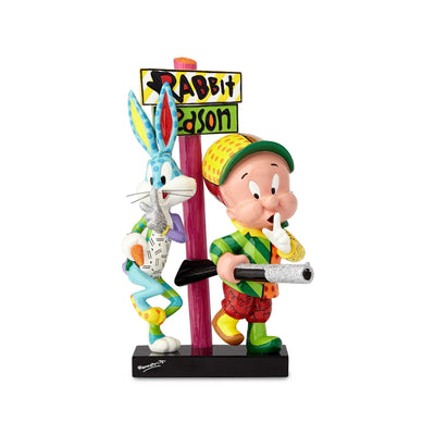 Elmer Fudd and Bugs Bunny by Romero Britto - Enesco Gift Shop