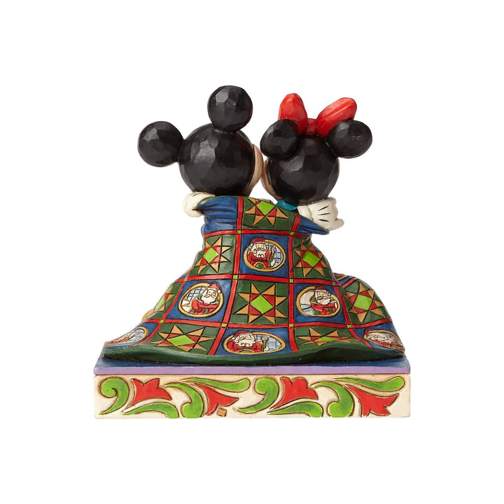 Mickey and Minnie Mouse in Blanket Figurine - Disney Traditions by Jim Shore - Enesco Gift Shop