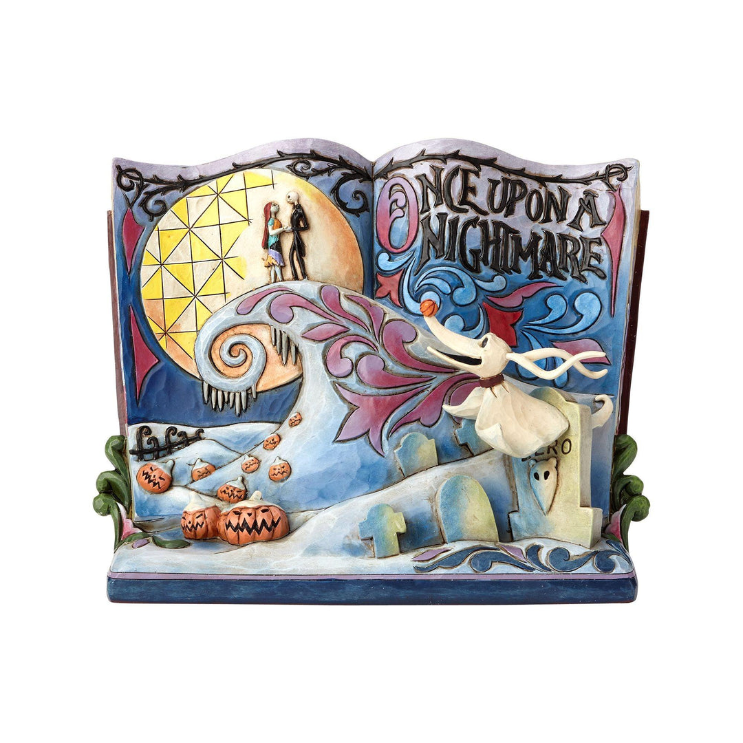 Once Upon A Nightmare (Storybook Nightmare Before Christmas Figurine)- Disney Traditions by Jim Shore - Enesco Gift Shop