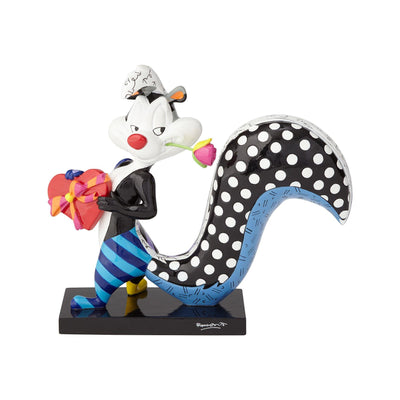 Pepe Le Pew with Flower Figurine by Romero Britto - Enesco Gift Shop