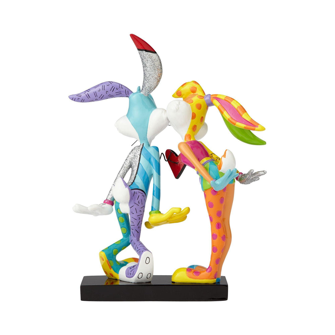 Lola Kissing Bugs Bunny Figurine by Romero Britto - Enesco Gift Shop