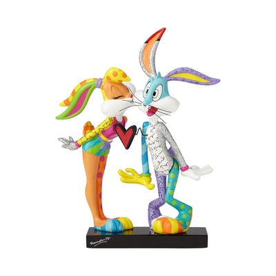 Lola Kissing Bugs Bunny Figurine by Romero Britto - Enesco Gift Shop
