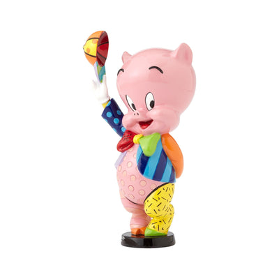 Porky Pig with Baseball Cap Figurine - Enesco Gift Shop