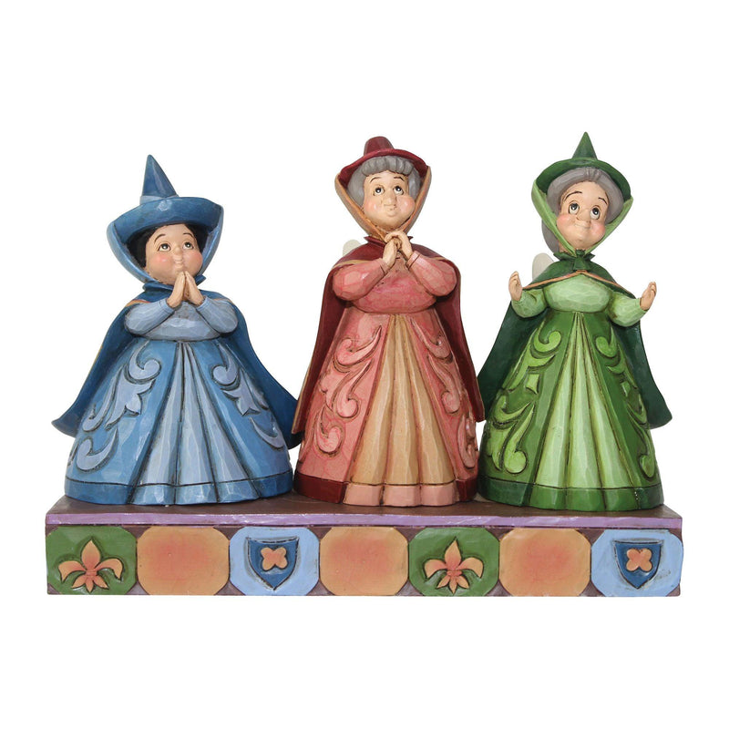 Royal Guests - Sleeping Beauty Three Fairies Figurine - Disney Traditions by JimShore - Enesco Gift Shop