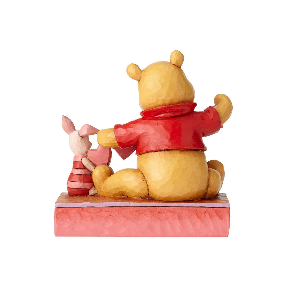 Handmade Valentines - Pooh and Piglet Figurine - Disney Traditions by Jim Shore - Enesco Gift Shop