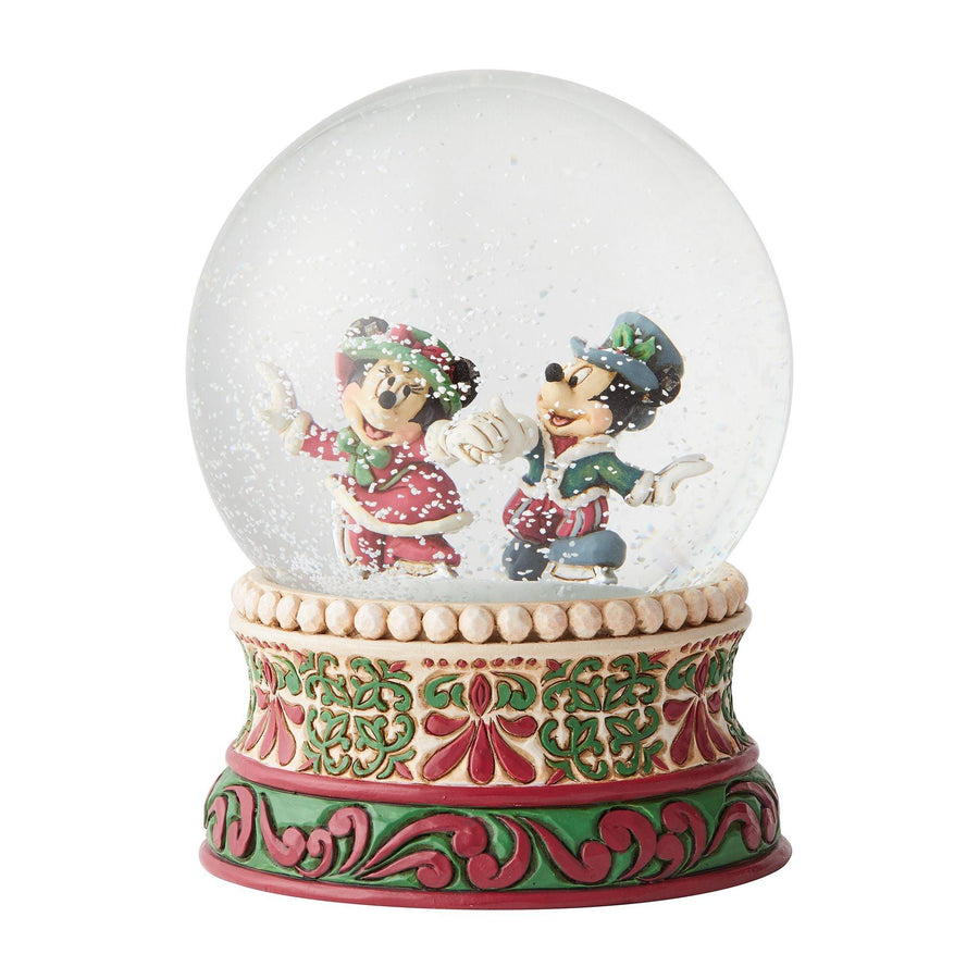 Victorian Mickey and Minnie Waterball - Disney Traditions by Jim Shore - Enesco Gift Shop