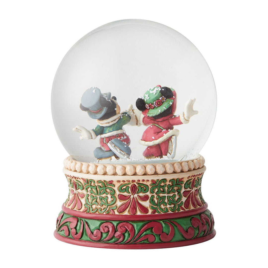 Victorian Mickey and Minnie Waterball - Disney Traditions by Jim Shore - Enesco Gift Shop