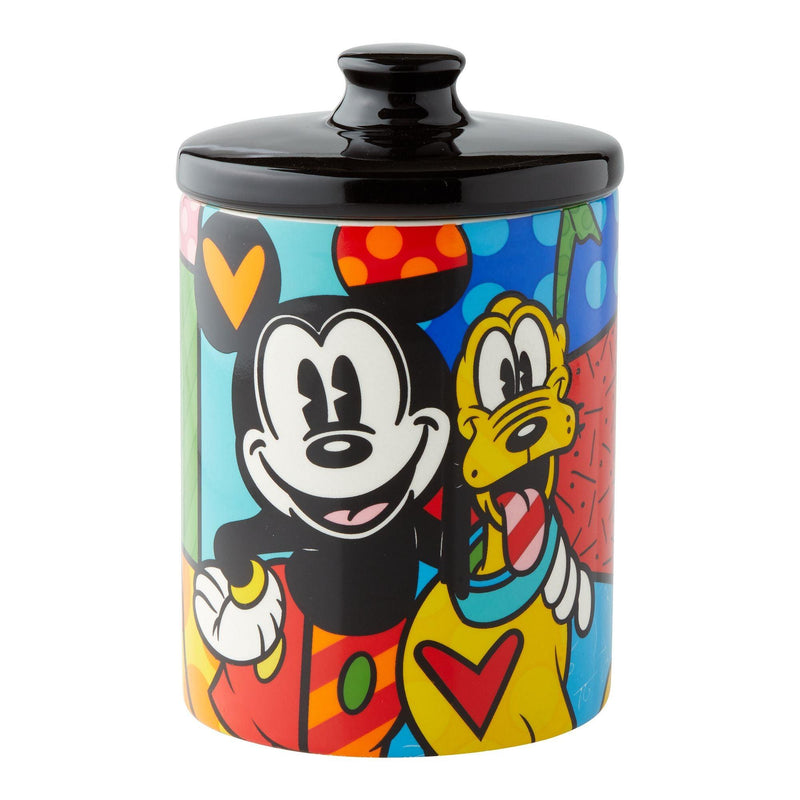 Mickey Mouse and Pluto Cookie Jar Small by Disney Britto - Enesco Gift Shop