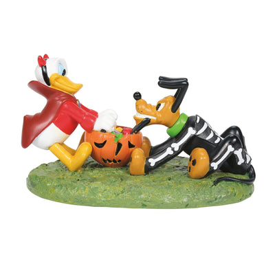 Donald & Pluto's Tussle Figurine by Disney Village - Enesco Gift Shop