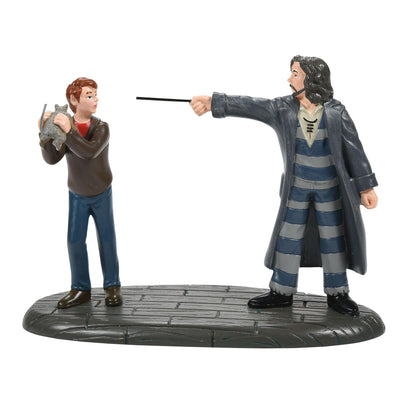 "Come out and play Peter" Ron & Sirius Figurine Harry Potter Village by Dept56 - Enesco Gift Shop