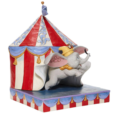 Over the Big Top - Dumbo Circus out of Tent Figurine - Disney Traditionsby Jim Shore - Enesco Gift Shop
