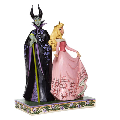Sorcery and Serenity - Sleeping Beauty Aurora and Maleficent Figurine - Disney Traditions by Jim Shore - Enesco Gift Shop