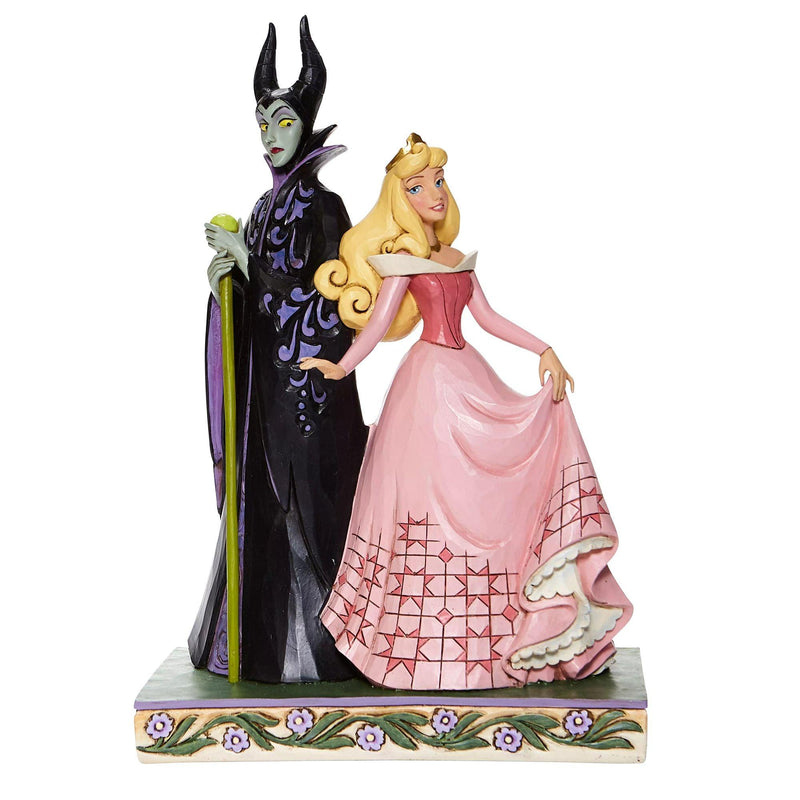 Sorcery and Serenity - Sleeping Beauty Aurora and Maleficent Figurine - Disney Traditions by Jim Shore - Enesco Gift Shop