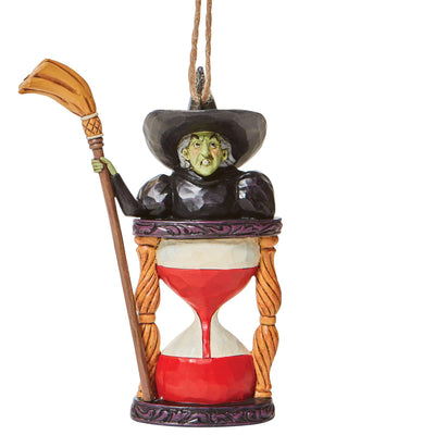 Wicked Witch with Hourglass (Hanging Ornament) - Enesco Gift Shop