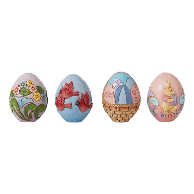 Easter Cheer Found Here (17th Annual Easter Basket with Four Eggs) - Heartwood Creek by Jim Shore - Enesco Gift Shop