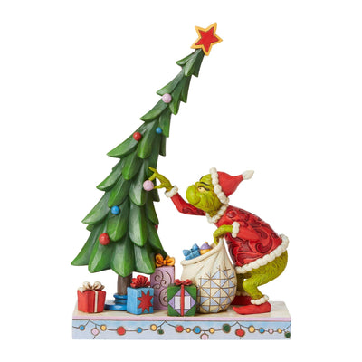 Grinch Undecorating Tree Figurine - The Grinch by Jim Shore - Enesco Gift Shop