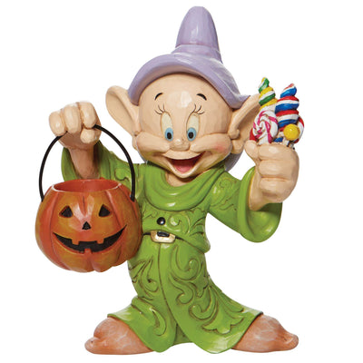 Cheerful Candy Collector - Snow White Dopey Trick-or-Treating Figurine - DisneyTraditions by Jim Shore - Enesco Gift Shop
