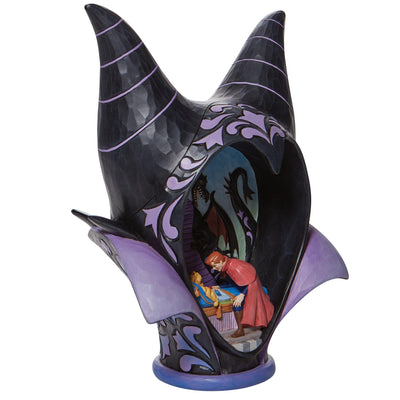 True Love's Kiss - Sleeping Beauty Maleficent Diorama Headdress Figurine - Disney Traditions by Jim Shore - Enesco Gift Shop