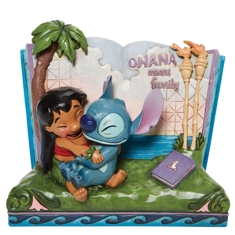 Lilo and Stitch Story Book Figurine - Disney Traditions by Jim Shore - Enesco Gift Shop