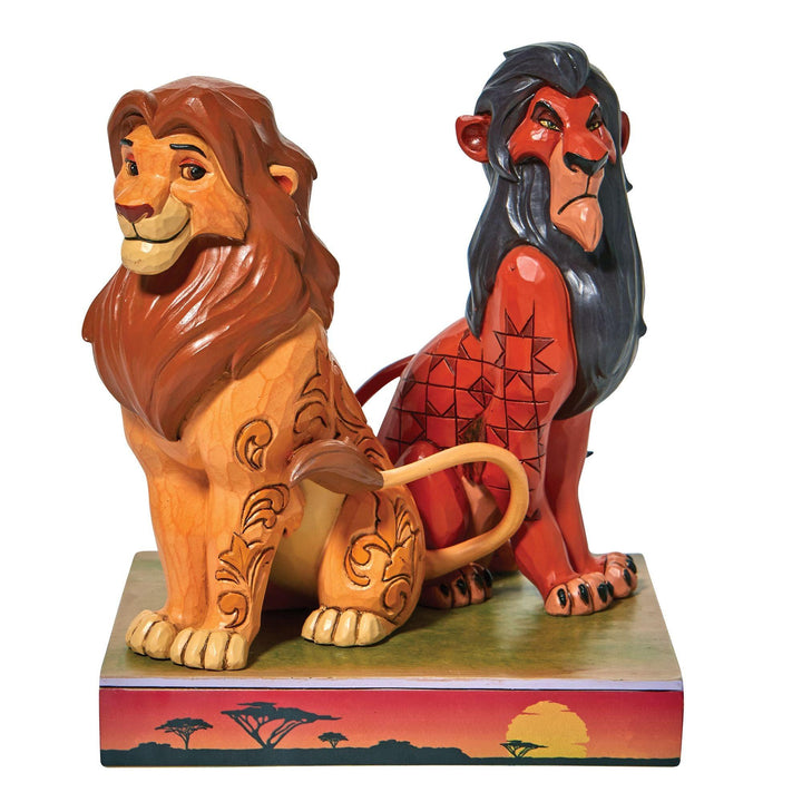 Proud and Petulant (Simba & Scar Figurine) - Disney Traditions by Jim Shore - Enesco Gift Shop