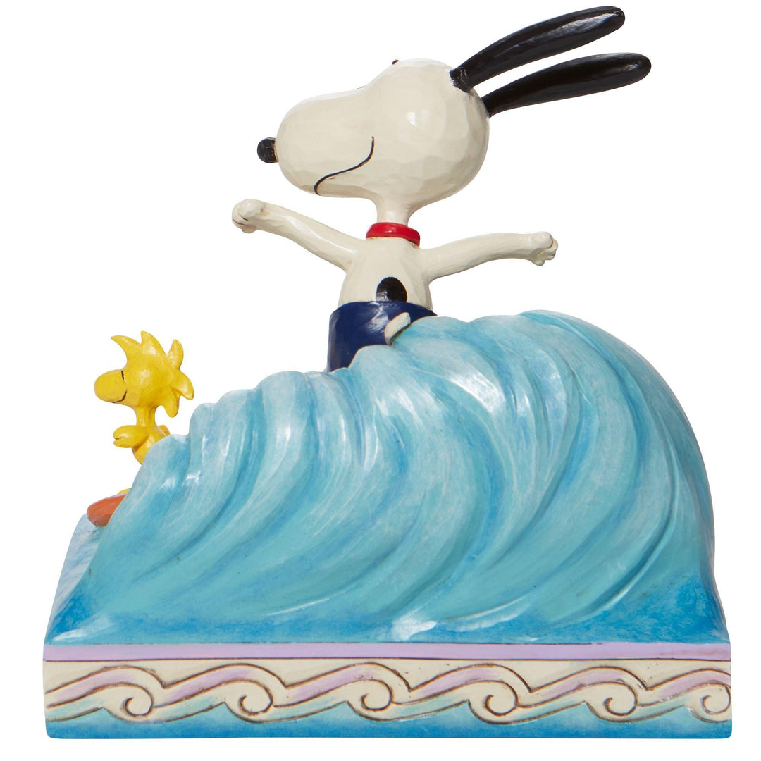 Cowabunga| (Snoopy and Woodstock Surfing Figurine) - Peanuts by Jim Shore - Enesco Gift Shop