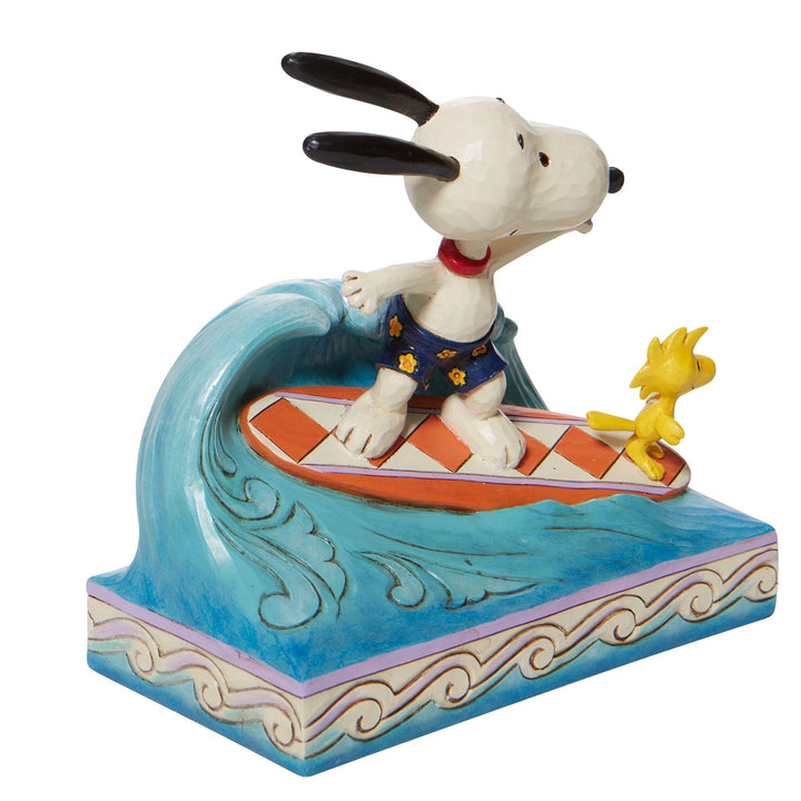 Cowabunga| (Snoopy and Woodstock Surfing Figurine) - Peanuts by Jim Shore - Enesco Gift Shop