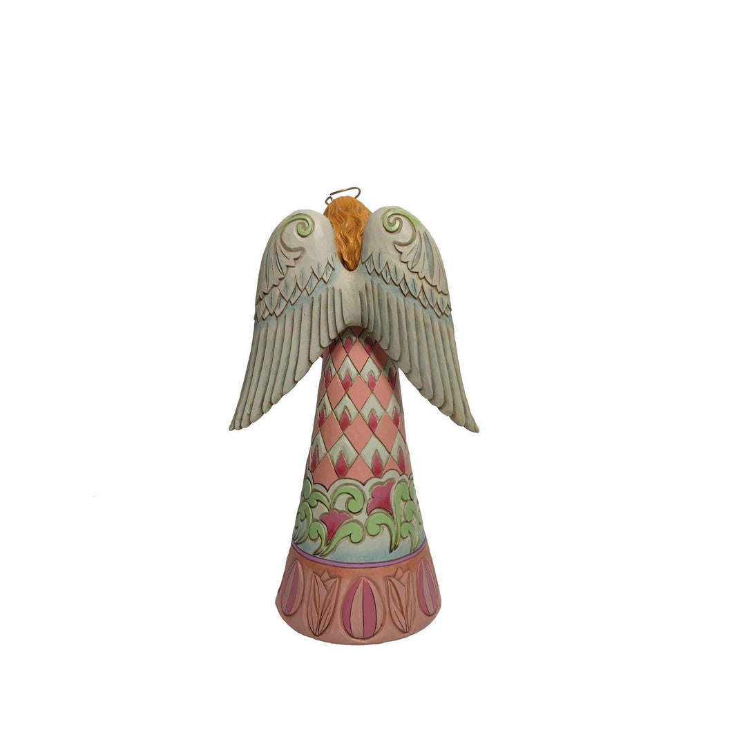 Easter Faith (Angel with Easter Lilies and Doves Figurine)- Heartwood Creek by Jim Shore - Enesco Gift Shop