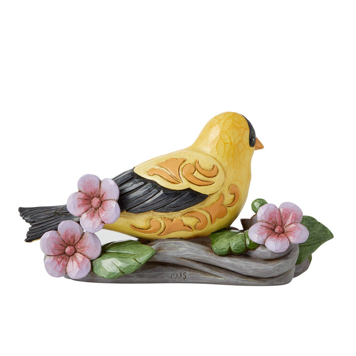 Golden Harmony (Goldfinch Figurine) - Heartwood Creek by Jim Shore - Enesco Gift Shop