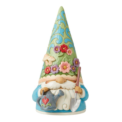 Bloom and Grow (Gardening Gnome Statement Figurine) - Heartwood Creek by Jim Shore - Enesco Gift Shop