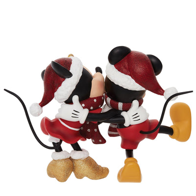 Christmas Mickey and Minnie Mouse Figurine by Disney Showcase - Enesco Gift Shop