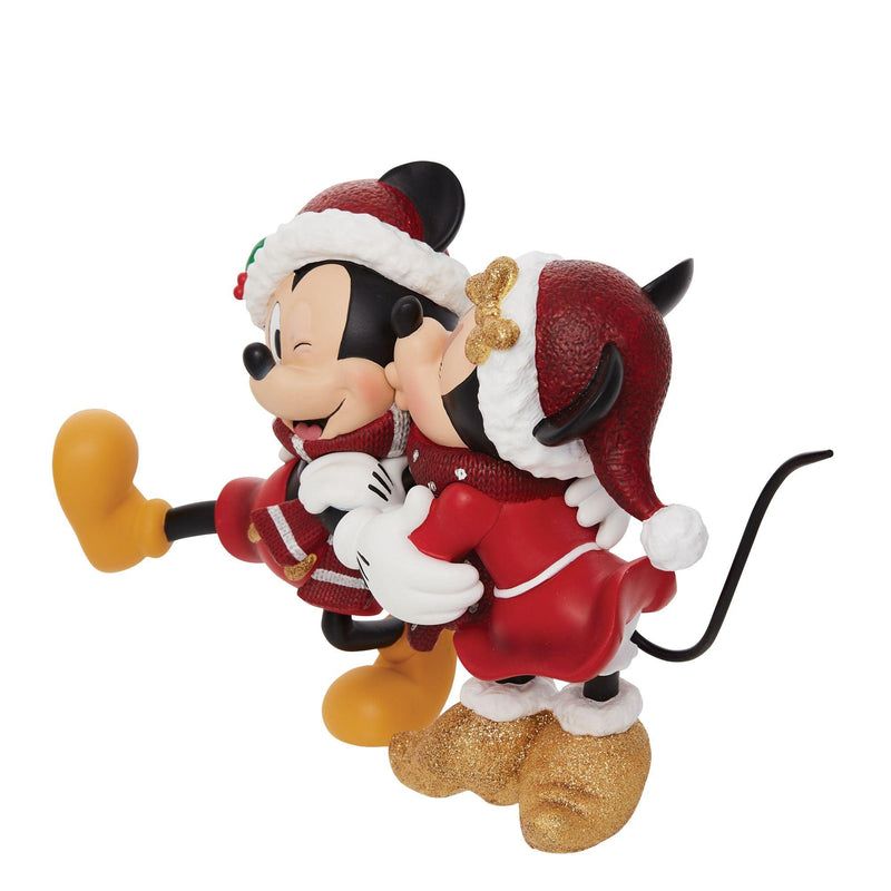 Christmas Mickey and Minnie Mouse Figurine by Disney Showcase - Enesco Gift Shop